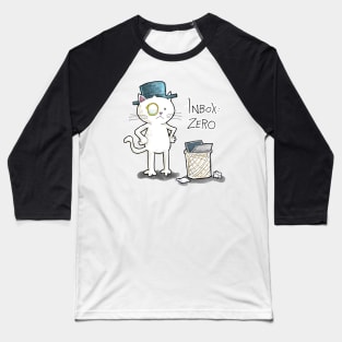 Dapper Cat - Inbox Zero Baseball T-Shirt